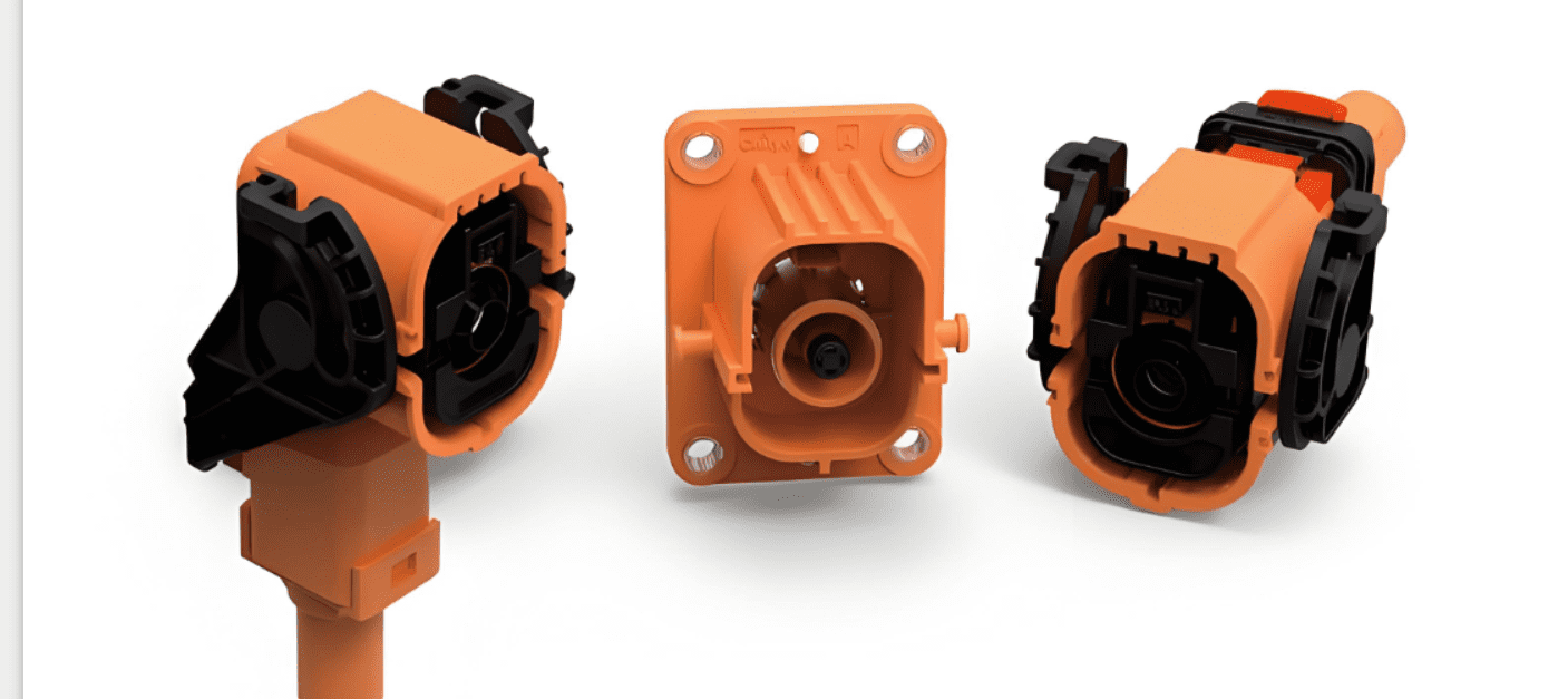 Boîtier d'optimisation de la conception des éclats d'obus de coque de blindage de connecteur haute tension