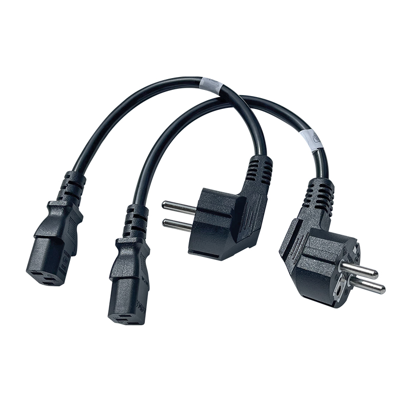 0.3m 2 Pin European Power Cord