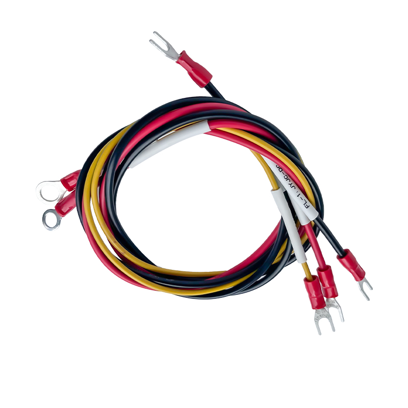 UL1015 16AWG Wire Harness Assembly with SV1.25-4S Fork and RV1.25-4S Ring Terminals